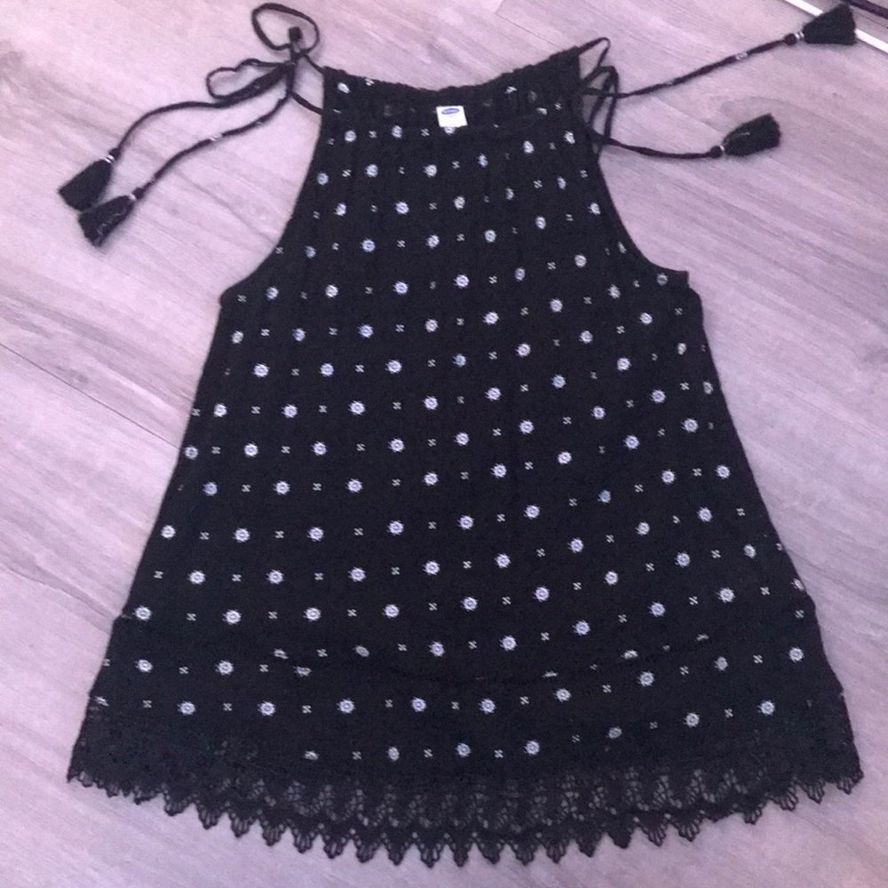 Tank top, Tied straps